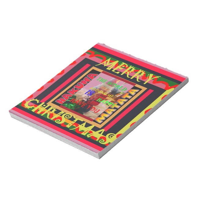 Bloc De Notas El mundo a mi alrededor está feliz de tenerte colo (Lado Izquierdo)