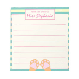 Bloc De Notas El Naranja Ginger Kitty Paws Profesora