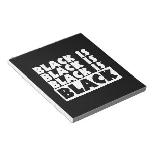 Bloc De Notas El negro es negro