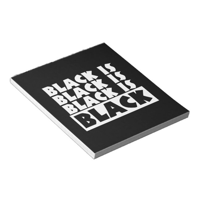 Bloc De Notas El negro es negro (Lado Derecho)