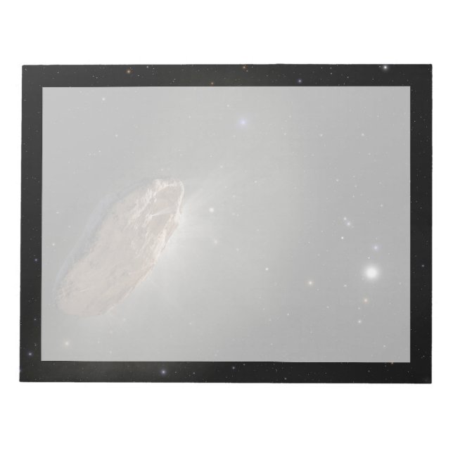 Bloc De Notas El Objeto Interstellar De Wayward Oumuamua. (Frente)