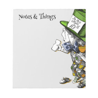 Bloc De Notas El odio loco {Alice in Wonderland} Notepad