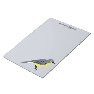 Bloc De Notas El pájaro de los Warblers de Kirtland adora la est