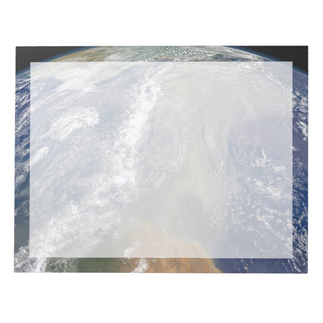 Bloc De Notas El polvo se dirige hacia Sudamérica (Frente)