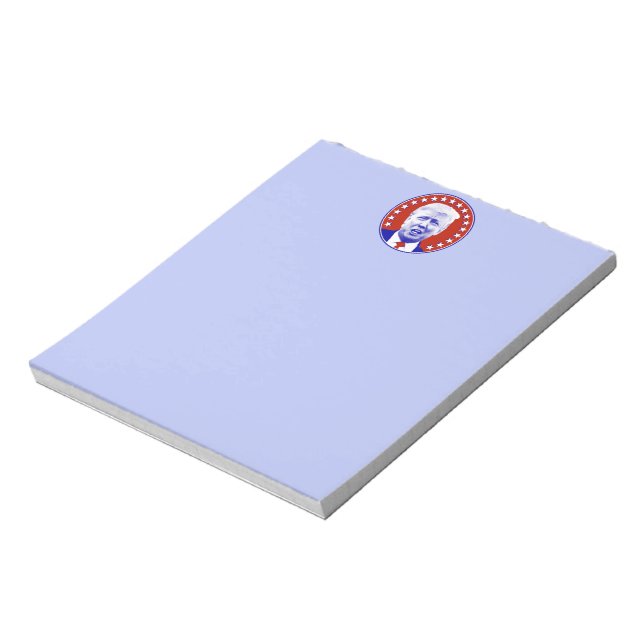 Bloc De Notas El presidente Donald Trump en rojo (Lado Izquierdo)