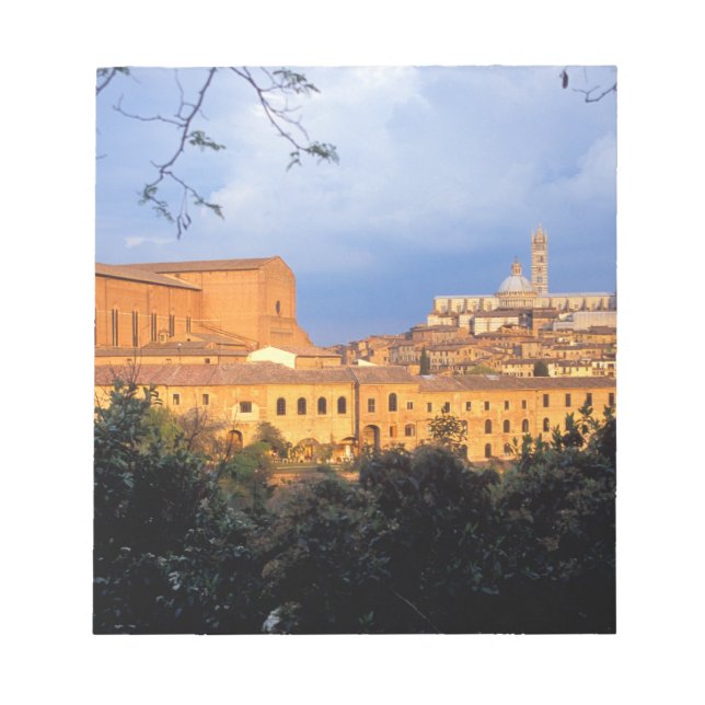 Bloc De Notas El pueblo toscano de Sienna, Italia. (Frente)
