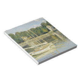 Bloc De Notas El puente de Argenteuil de Claude Monet (1874)