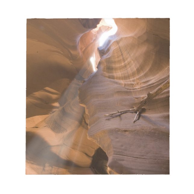 Bloc De Notas El sacacorchos en Upper Antelope Canyon, Navajo (Frente)