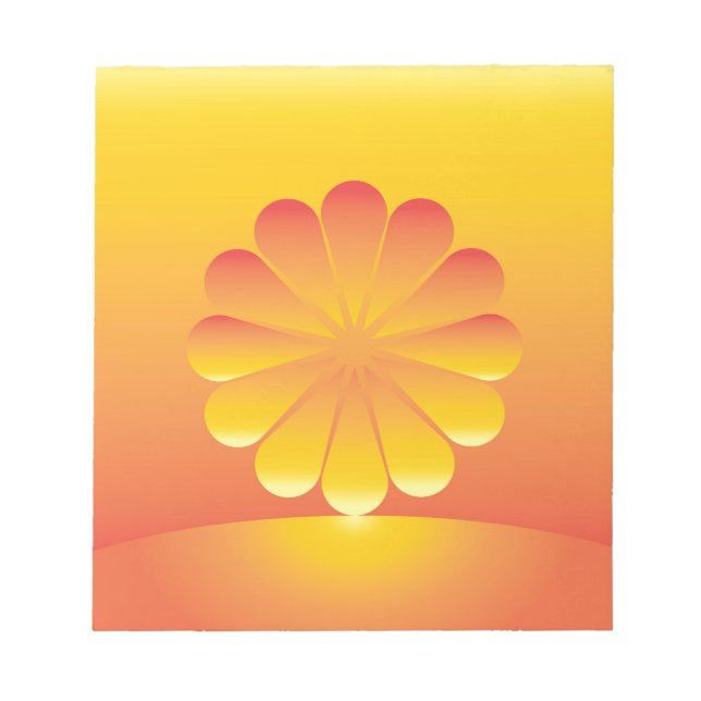 Bloc De Notas el sol sale (Frente)