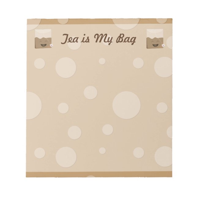 Bloc De Notas El té es mi bolso (Frente)