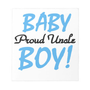 Bloc De Notas El tío orgulloso de los regalos de Baby Boy