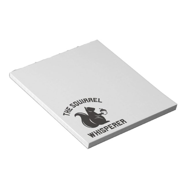 Bloc De Notas El Whisperer de la ardilla | Squirrel Lover (Lado Derecho)