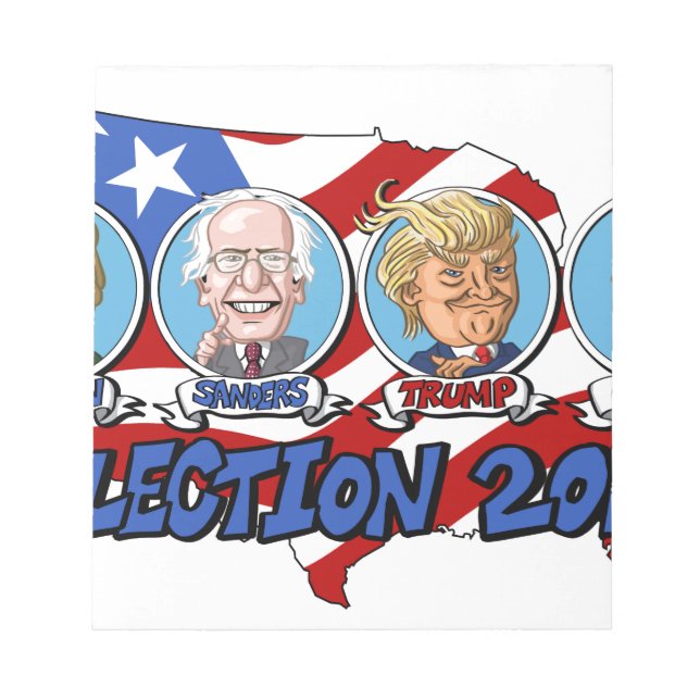 Bloc De Notas Elecciones presidenciales de 2016 (Frente)