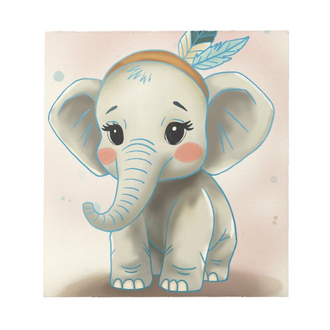 Bloc De Notas Elefante Bebé (Frente)