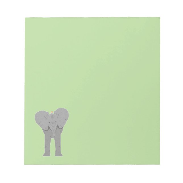 Bloc De Notas elefante y pájaro (Frente)