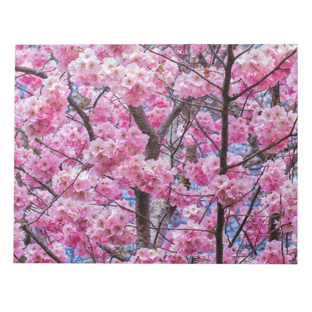 Bloc De Notas Elegante diseño estacional floral (Frente)