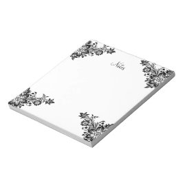 Bloc De Notas Elegante Floral