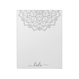 Bloc De Notas Elegante Mandala Personal Stationery Pad