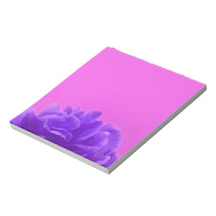 Bloc De Notas Elegante morado frambuesa floral