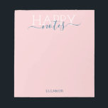 Bloc De Notas Elegante nombre rosa rubí<br><div class="desc">Notepad elegante de nombre rosa</div>