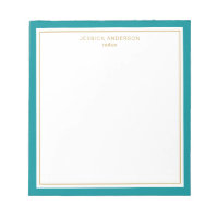 Elegante oro Verde azulado personalizado