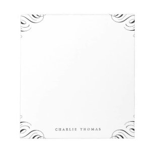 Bloc De Notas Elegante papelería vintage y personalizada