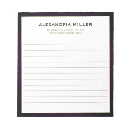 Bloc De Notas Elegante profesional