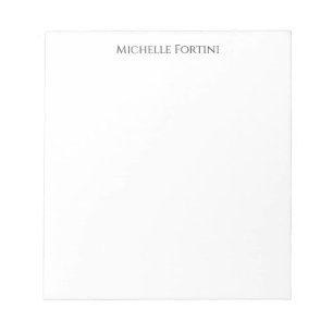 Bloc De Notas Elegante sencillo Minimalista