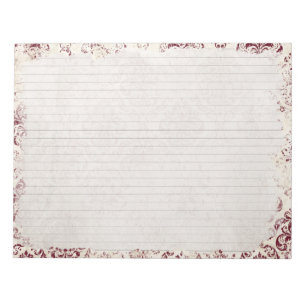 Bloc De Notas Elegante Vintage