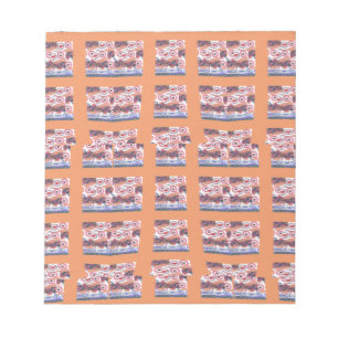 Bloc De Notas Elegante y único arte con estampado cardíaco para 