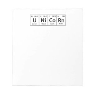 Bloc De Notas Elementos de tabla periódica de ONUiCoRn Química d