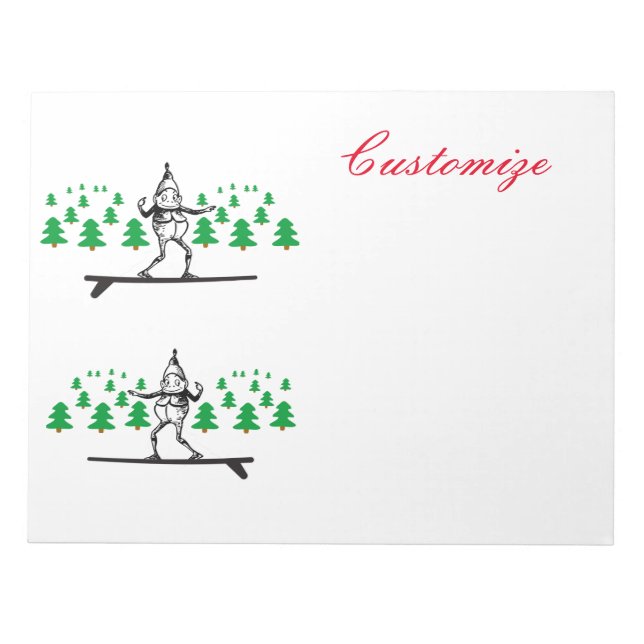 Bloc De Notas Elf en Surfboard Thunder_Cove (Frente)