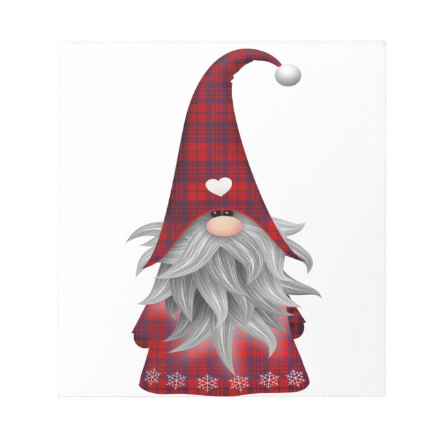 Bloc De Notas Elf Gnome, Navidades de Cute (Frente)