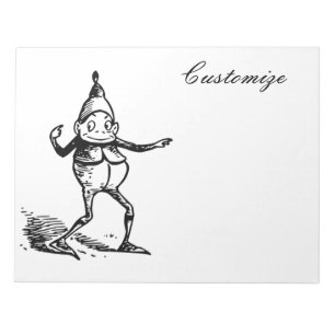 Bloc De Notas Elf Gnome Thunder_Cove de vacaciones de invierno