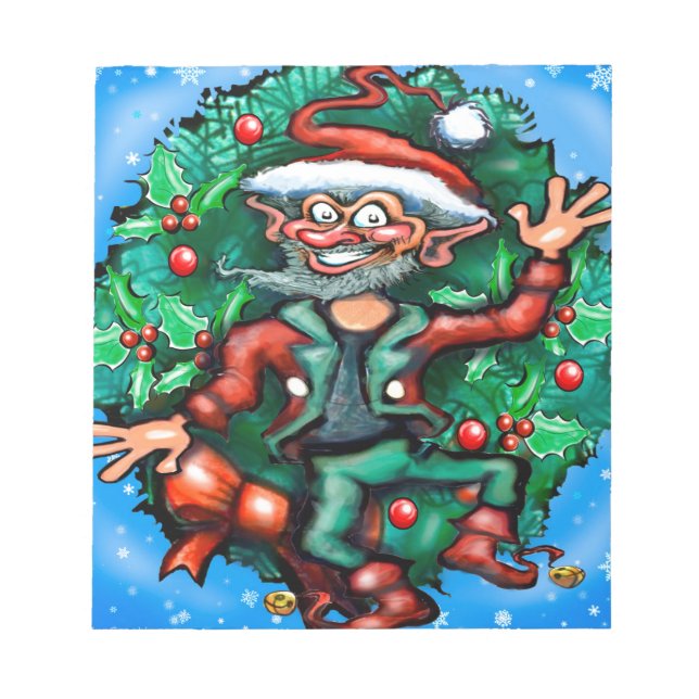 Bloc De Notas Elf Wreath (Frente)