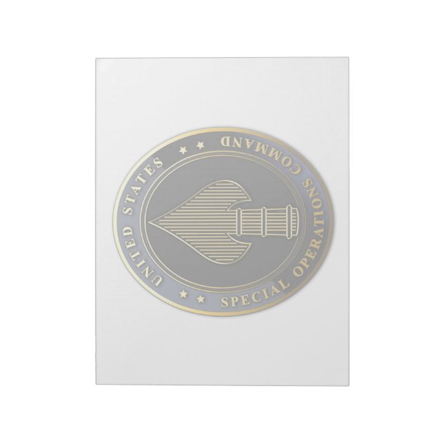 Bloc De Notas Emblema de USSOCOM (Lado Izquierdo)