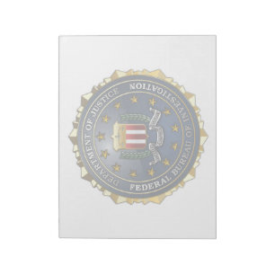 Bloc De Notas Emblema del FBI