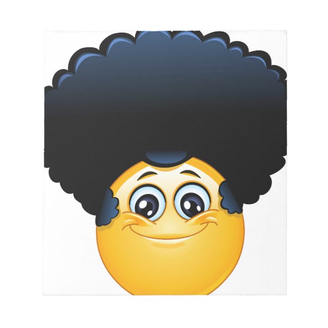 Bloc De Notas emoji afro (Frente)