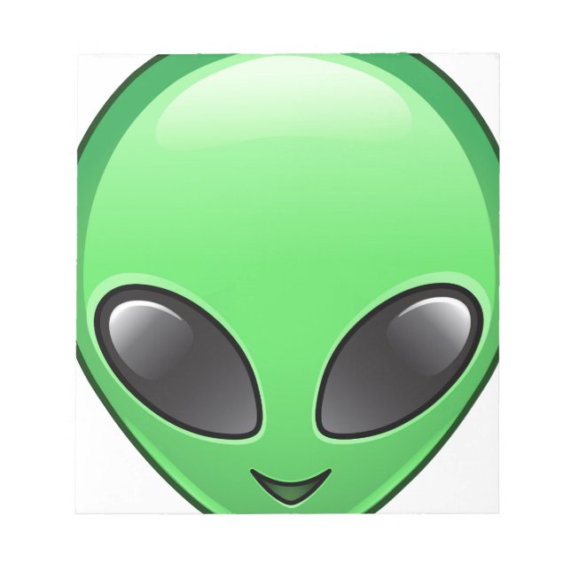 Bloc De Notas emoji alienígena (Frente)