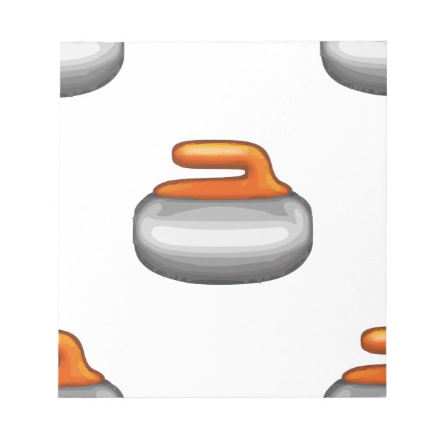 Bloc De Notas Emoji Curling Stone (Frente)