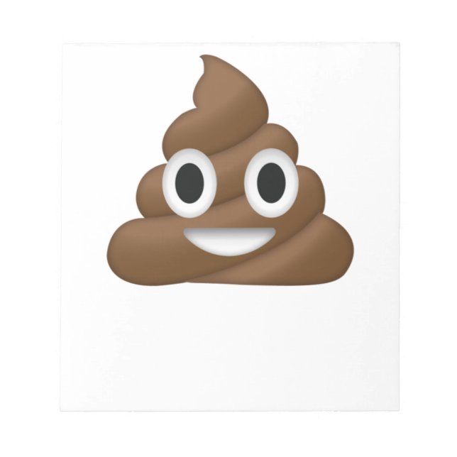 Bloc De Notas Emoji Cute Poop (Frente)
