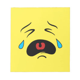 Bloc De Notas Emoji de cara triste