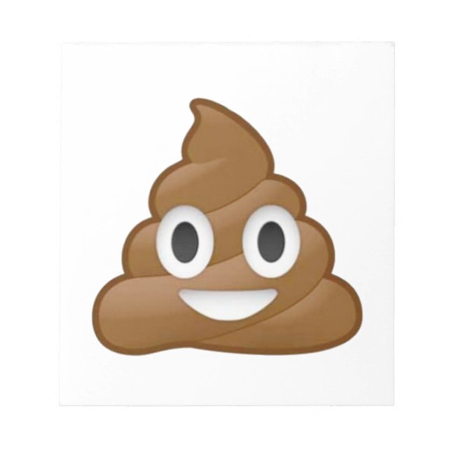 Bloc De Notas Emoji de poop (Frente)