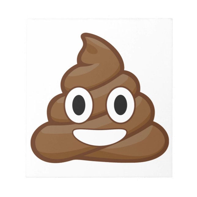 Bloc De Notas emoji de poop (Frente)