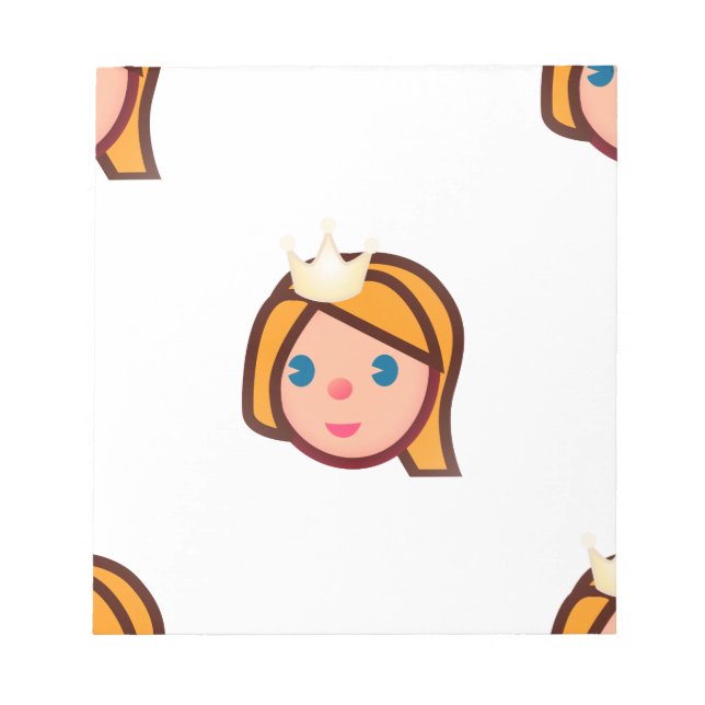 Bloc De Notas emoji de princesa (Frente)