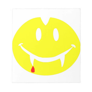Bloc De Notas emoji de vampiro dracula