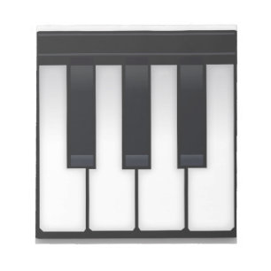 Bloc De Notas Emoji del piano
