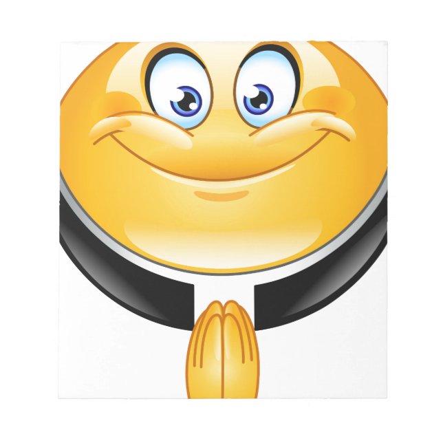 Bloc De Notas emoji del sacerdote (Frente)