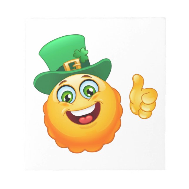 Bloc De Notas emoji leprechaun (Frente)