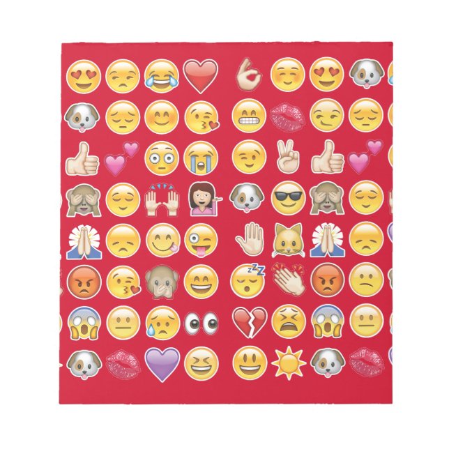 Bloc De Notas emoji roja (Frente)